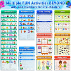 Curious 2 Learn Toddler Preschool Learning Activities | Handwriting Practice for Kids | Workbook Learning Resources| Tracing Kindergarten Workbooks | Busy Book | 4 Year Old Boy Birthday Gift | Blue