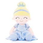 16inches Plush Doll Girls Manor Princess Toys Pale Blue Christmas Gifts for Baby Girls