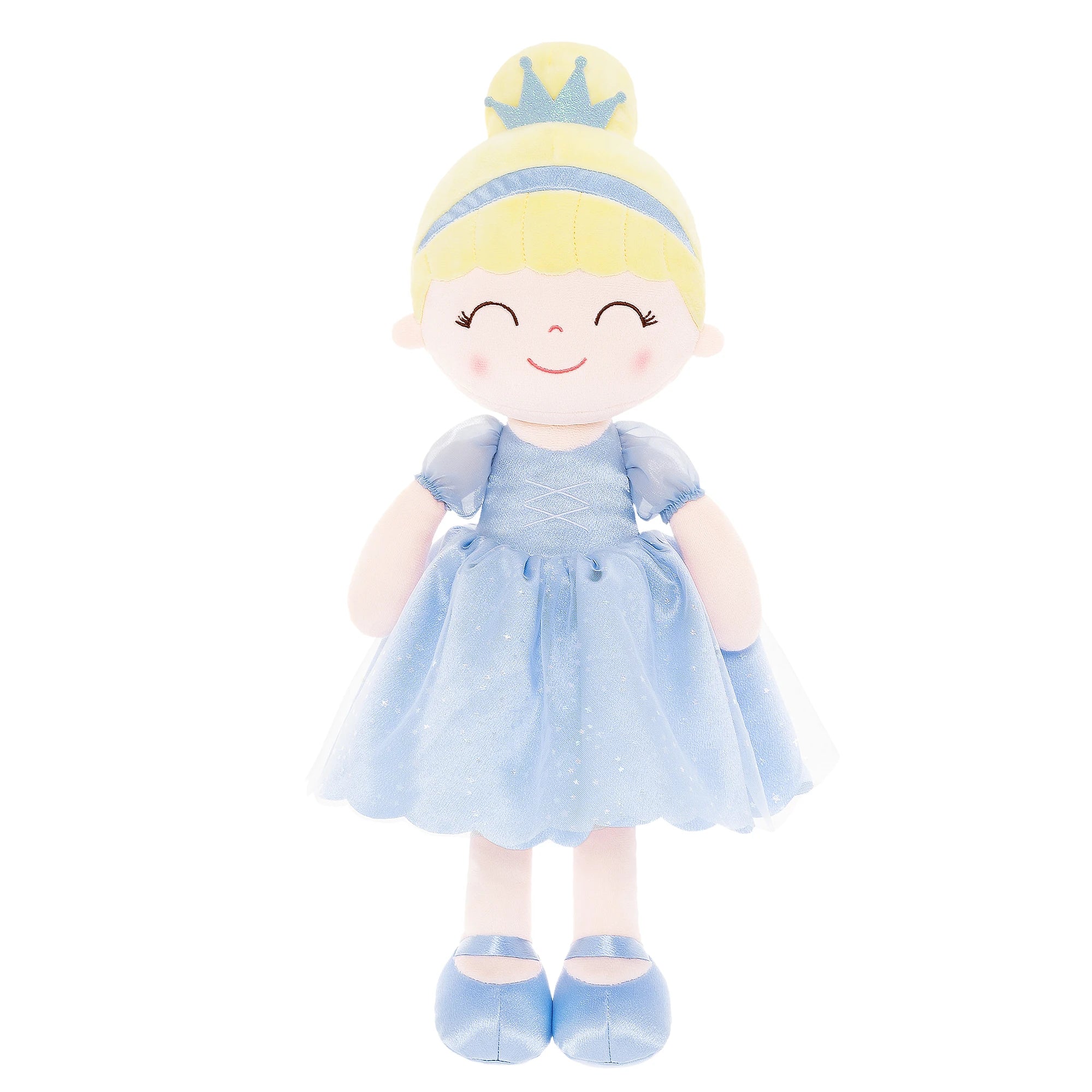 16inches Plush Doll Girls Manor Princess Toys Pale Blue Christmas Gifts for Baby Girls