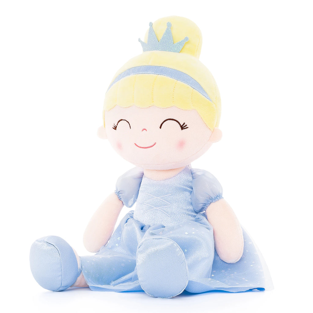 16inches Plush Doll Girls Manor Princess Toys Pale Blue Christmas Gifts for Baby Girls