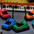 1099PCS Ideas Bumper Cars Building Blocks Set, Street View Amusement Park Model JD037 Educational Magnetic Toys Children’s Gift