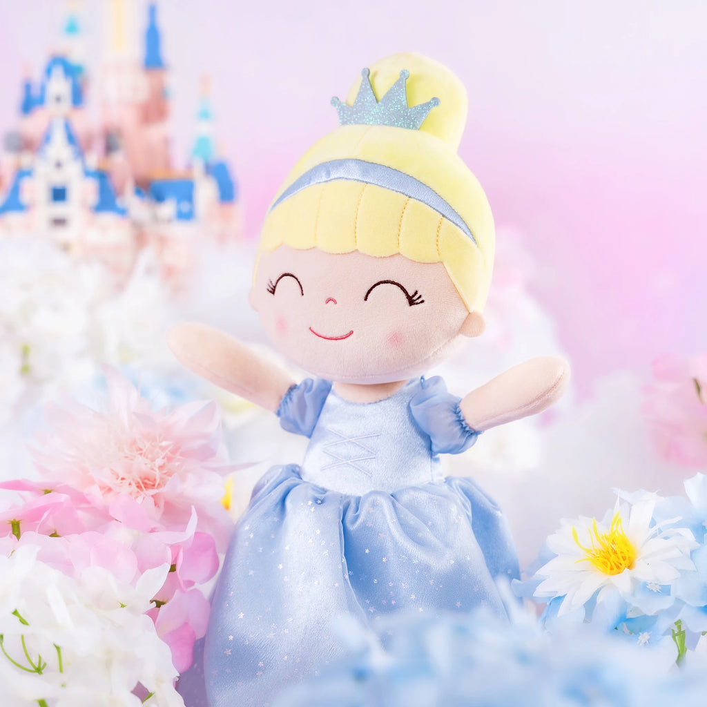 16inches Plush Doll Girls Manor Princess Toys Pale Blue Christmas Gifts for Baby Girls