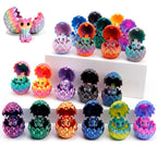 1/2Pcs Cute 3D Printed Dragon Eggs with Mini Dragon Surprise Toys for Kids Birthdays Party Favors Gifts Christmas Goodies Filler