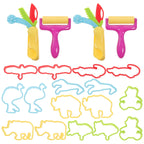 20 Pcs Plasticene Mold DIY Clay Models Plasticine Toy Molds Kids Baking Tools Children’s Toys Childrens Chocolate Cartoon