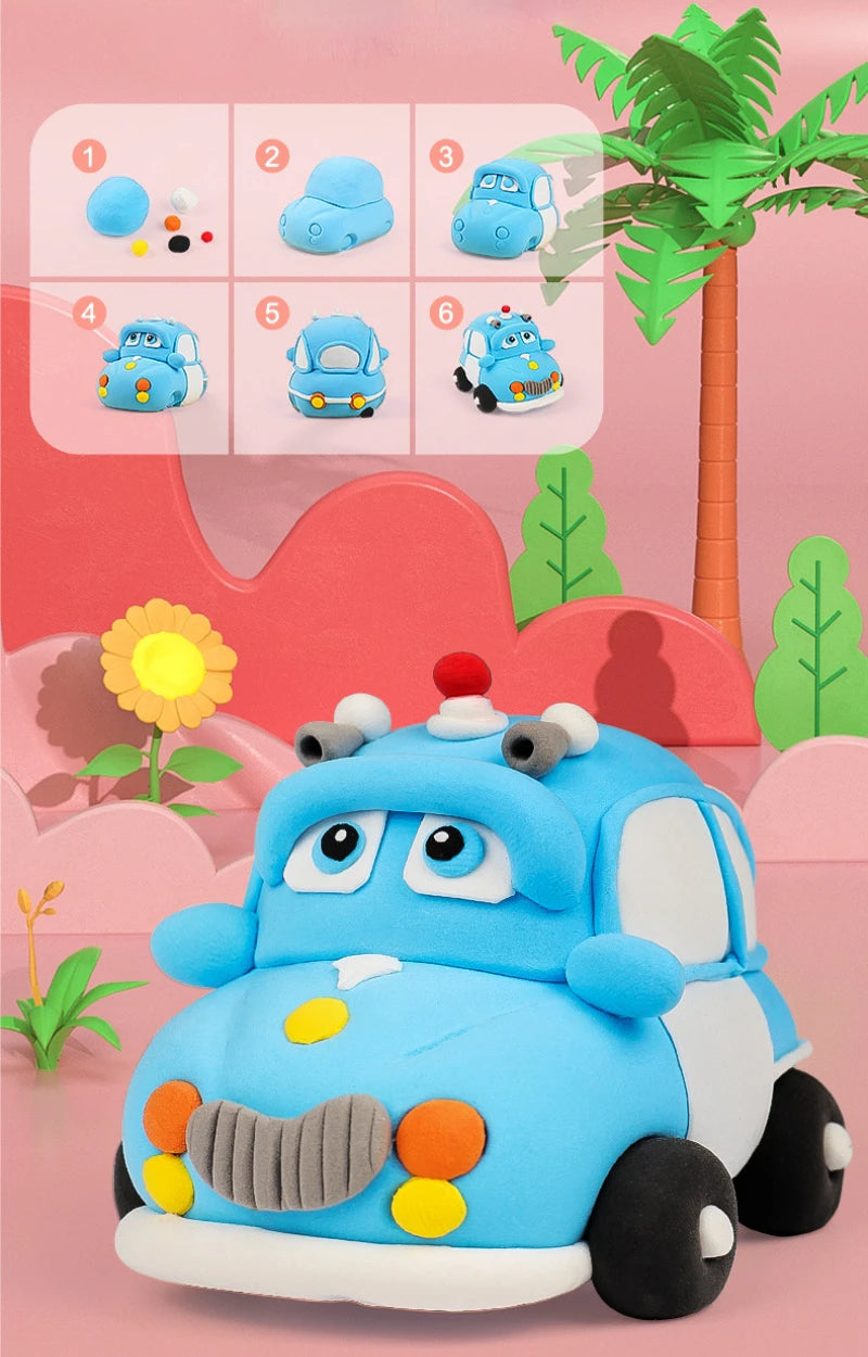 100g Environmentally Friendly Ultra-light Clay Kindergarten/children Creative DIY Cartoon Animal Doll Hand Kneading Material