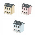 1:12 Dollhouse Dolls Miniature House Mini Villa Wooden Miniature Handicraft Building Mini Handicraft Miniature Doll House Model