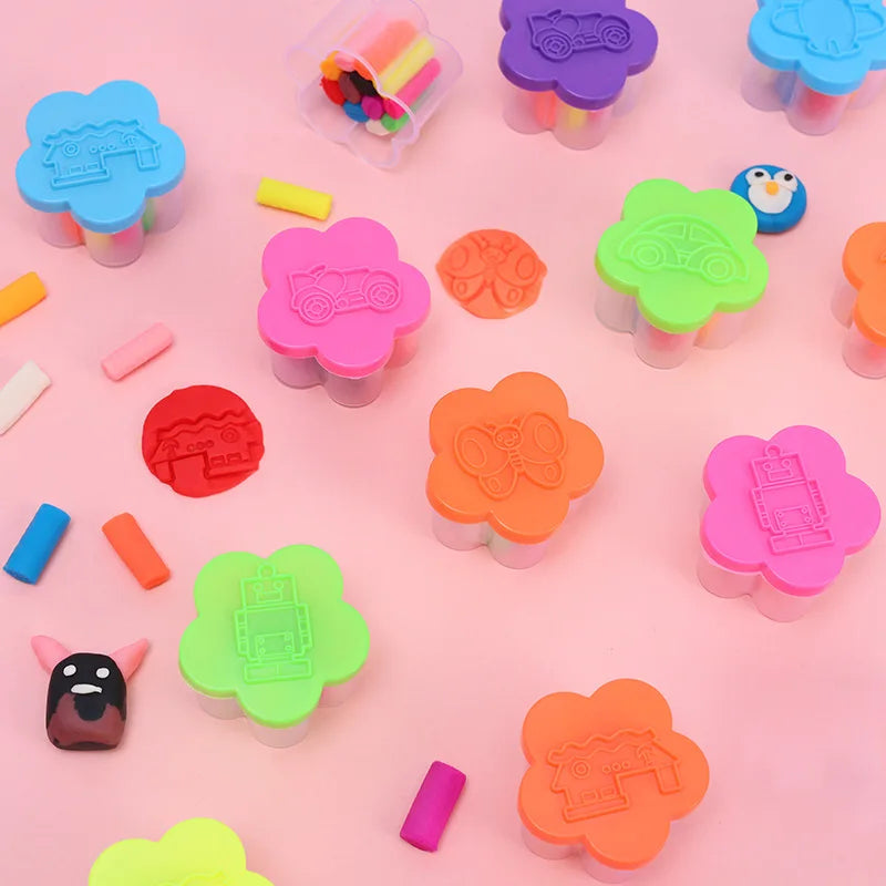 1 set of colorful clay crafts, suitable for modeling toys to exercise children's hands-on ability, children's surprise toy gifts