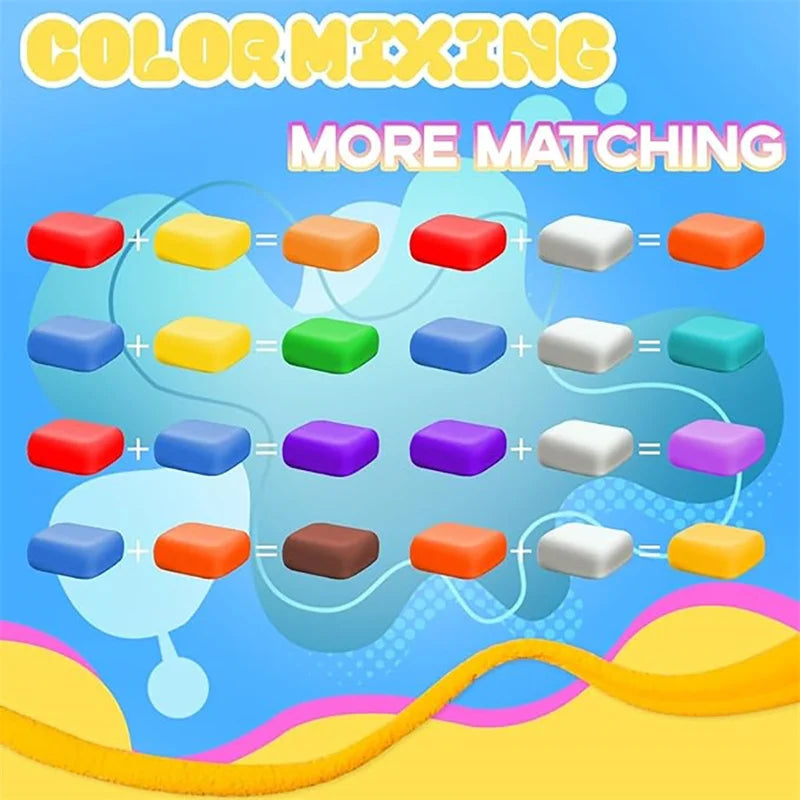 12/24/36 Color Clay Air-dried Clay Set Ultra Light Plastic Clay with Carving Tools DIY Crafts Toy Gifts for Friends Children