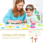 20 Pcs Plasticene Mold DIY Clay Models Plasticine Toy Molds Kids Baking Tools Children’s Toys Childrens Chocolate Cartoon