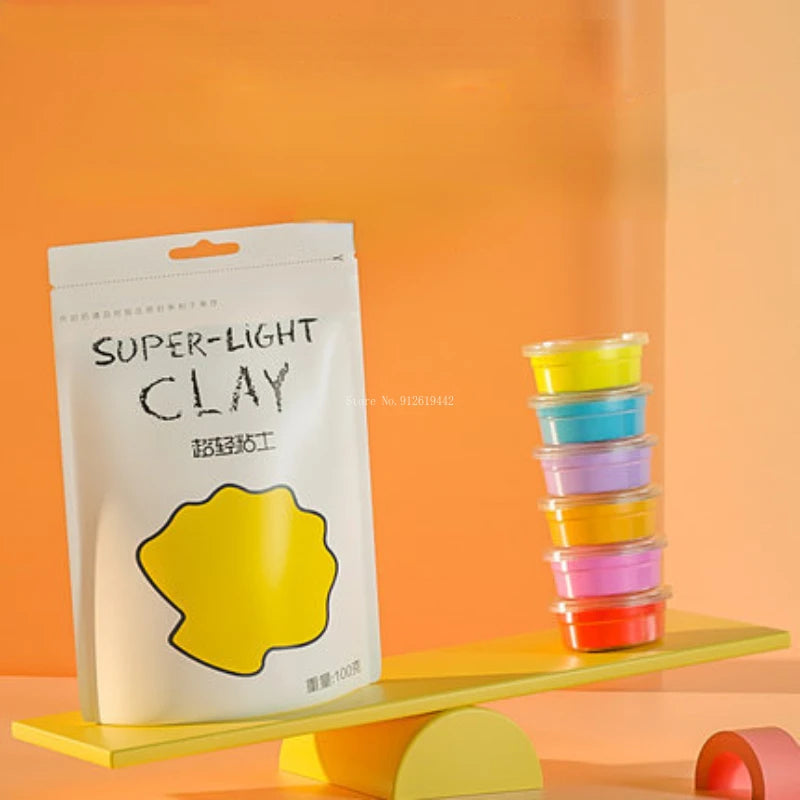 100g Environmentally Friendly Ultra-light Clay Kindergarten/children Creative DIY Cartoon Animal Doll Hand Kneading Material