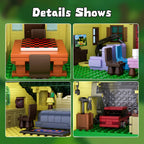 1256PCS Griffin Family House Building Blocks Set Funny Valley Home Yellow Suburb House Model Bricks Toys Gifts for Kids Adults