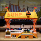 1099PCS Ideas Bumper Cars Building Blocks Set, Street View Amusement Park Model JD037 Educational Magnetic Toys Children’s Gift