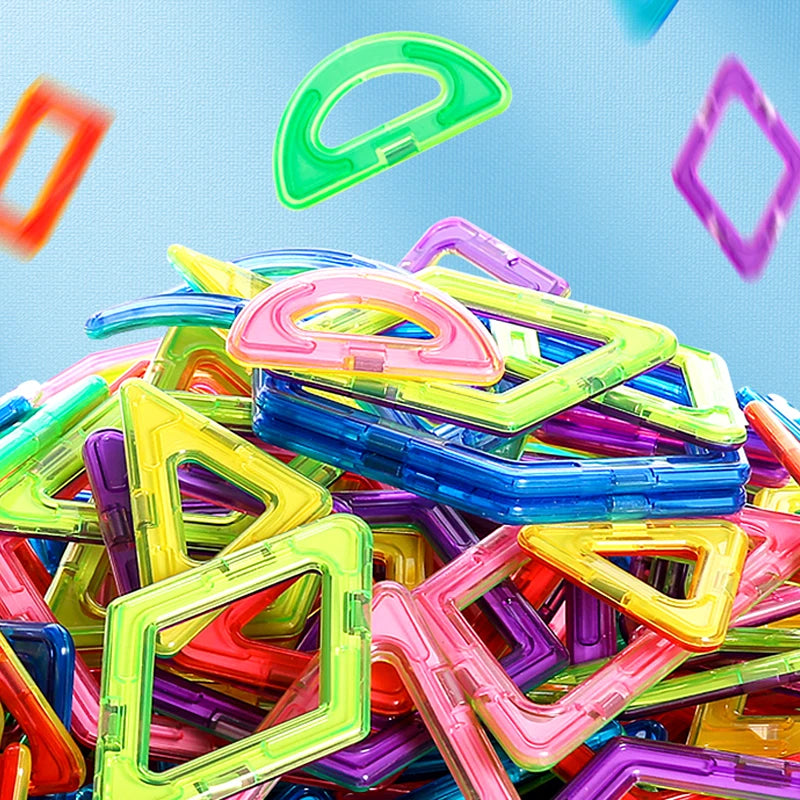 30-168pcs Magnetic Blocks Magnetic Designer Construction Set Educational Building Blocks Magnet Toys for Children Gifts