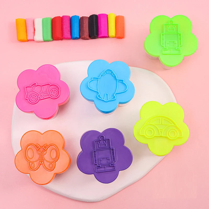 1 set of colorful clay crafts, suitable for modeling toys to exercise children's hands-on ability, children's surprise toy gifts