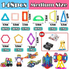 30-168pcs Magnetic Blocks Magnetic Designer Construction Set Educational Building Blocks Magnet Toys for Children Gifts