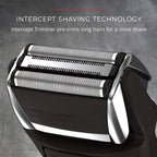 Remington Remington F5 Power Series Foil Shaver, Electric Razor for Men, Cordless Rechargeable with Pop Up Trimmer, Pivot & FlexFoil Technology, Lightweight Handheld Design, Black