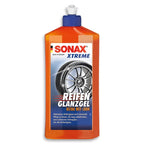 SONAX Xtreme Tyre Gloss Gel (500 ml) Nourishes and Protects Rubber and Tyres From Cracking and Colour Fading, Long-Lasting Tyre Gloss, Item No. 02352410