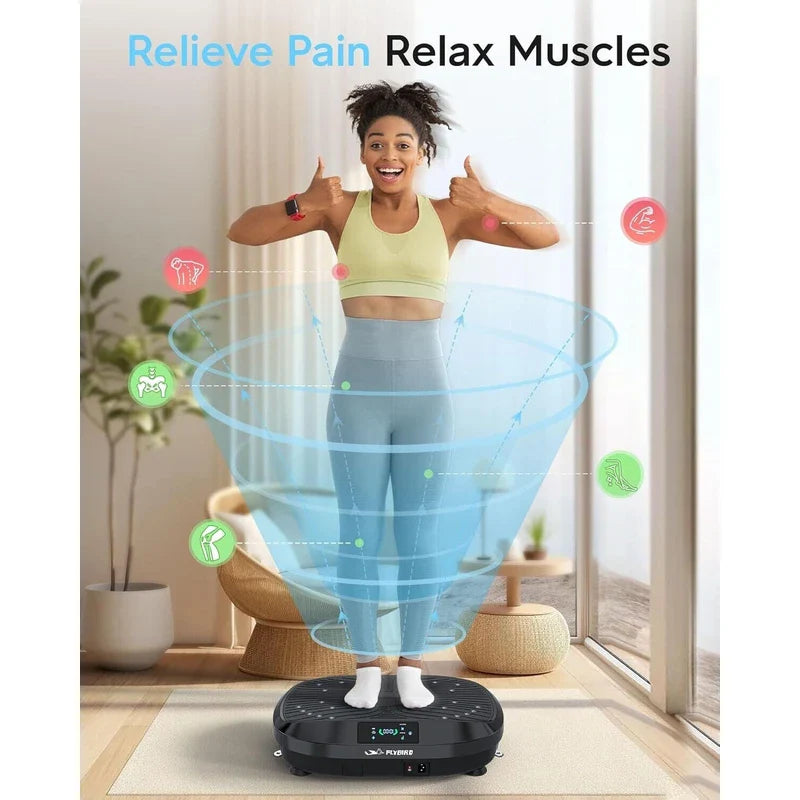 Flybird Vibration Plate-4D & Oscillation Two Types Vibration Platform Whole Body Workout