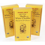 Trader Joe's Organic Shells & White Cheddar Macaroni & Cheese 6oz each (3 Pack)