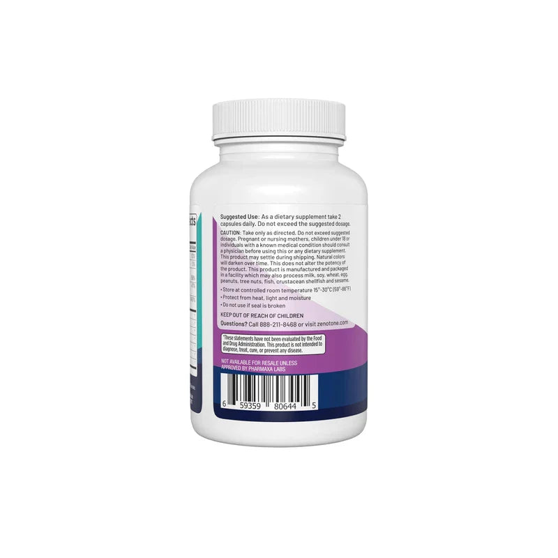 Zenotone Tinnitus Relief Supplement - Auditory & Ear Health Support - Promotes Clear Sound - Aids in Reducing Ringing - Juniper & Hawthorn Berry, Garlic, Hibiscus, Vitamin C B-3, 6 & 12 (60 Capsules)