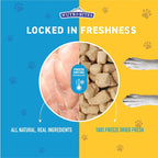 Nutri Bites Freeze Dried Chicken Dog & Cat Treats | Healthy Pet Training Treats or Food Topper | All Natural, 1 Single Animal Protein, High Protein | 4 oz