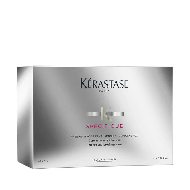Kérastase Specifique, Hair Growth & Strength Treatment, For Men & Women with Hair Loss, 10-day Cure Anti-Chute Intensive, 10 x 6ml