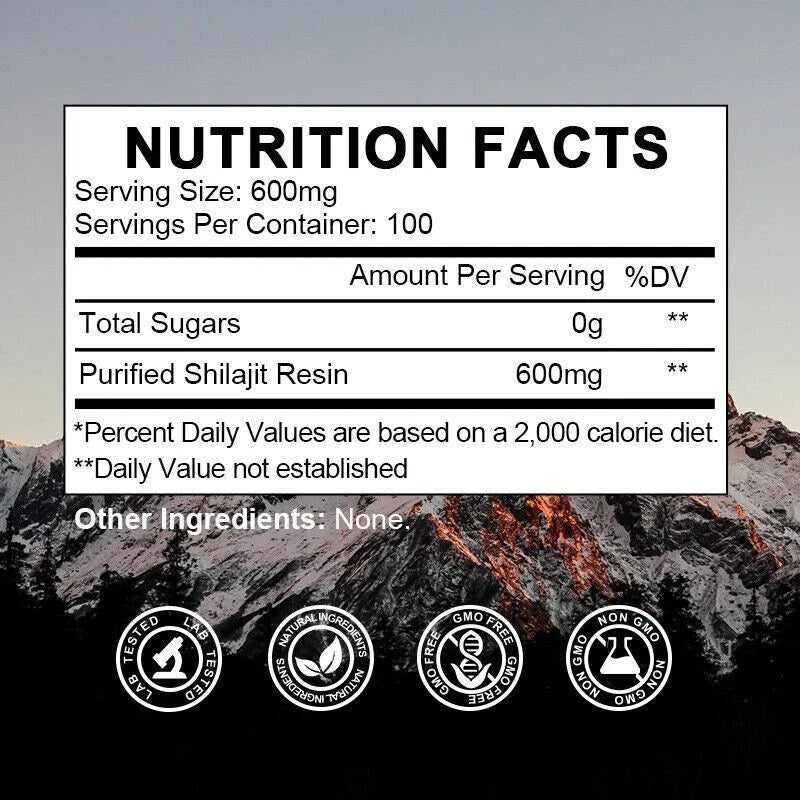 Bbeeaauu 5 Bottles Himalayan Pure 100% Shilajit, Soft Resin, Organic, Extremely Potent,