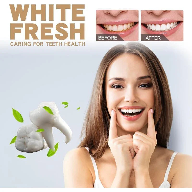 NASHUDA SP-8[Triple Whitening] Probiotic Whitening Toothpaste,Free of Fluoride,Hydroxyapatite,Anti plaque, Oral Health Management - Specification: 1 pcs (Tral Packng)