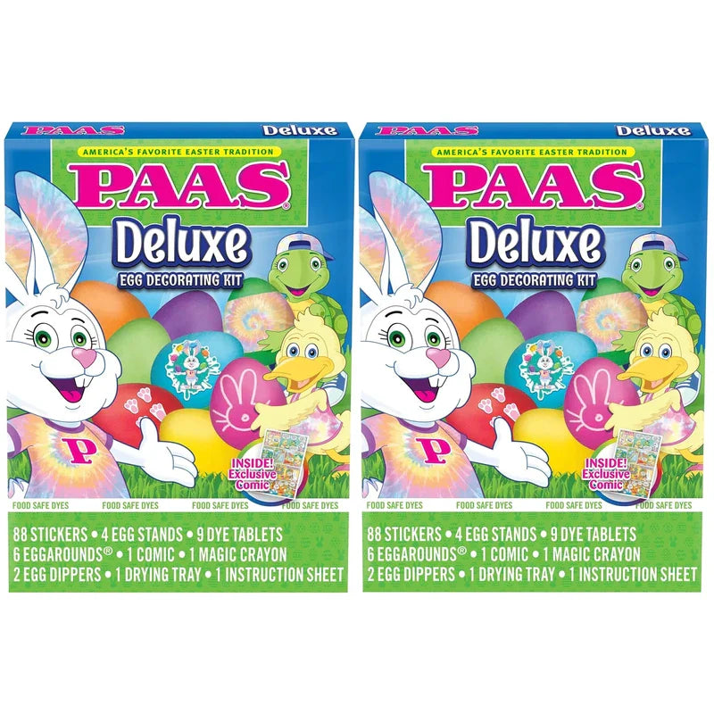 PAAS PAAS Deluxe Easter Egg Decorating Kit (Set of 2) - America's Favorite Easter Tradition