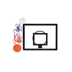 Outdoor Fun Mini Basketball Indoor Hoop Door Kids Mount Sports With Ball