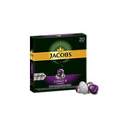 Jacobs Lungo Intenso Coffee Capsules, Intensity 8 of 12, 20 Nespresso®* Compatible Capsules for 20 Drinks