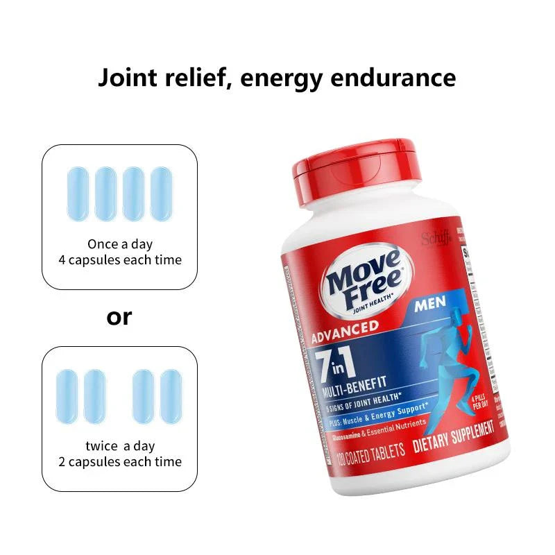 【 Joint Health】Move Free joint health 7-in-1 Combined Set of Men's Multi-Ingredient Glucosamine and Women's Multi-Ingredient Glucosamine