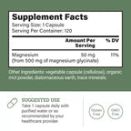 Pure Earth Harmony Pure Chelated Magnesium Glycinate 500 mg - 120 Capsules