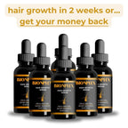 BIONPLEX 100% Organic Hair Growth Serum For Thinning Hair Loss - More Bottles:: 3 Pics