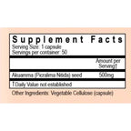 Panacea Natural Akuamma Extract capsules - 500mg- 50 Count