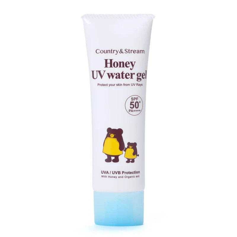 Country & Stream UV Water Gel 50+ II, 1.6 oz (45 g), Strong UV Protection Gel with SPF 50+ PA++++ for use with children (recommended for ages 4 and up)