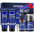DOYEEWO Skin Care for Men,Professional Mens Skin Care Set for Hydrating,Anti-Aging & Wrinkle Facial Skin Care Routine Kit,Christmas Valentines Fathers Birthday Gifts for Men Him Dad Father Boyfriend Husband