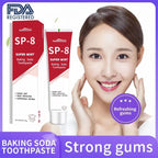 NASHUDA SP-8[Triple Whitening]Probiotic Whitening Toothpaste, Free of Fluoride,Hydrpxyapatite, Anti plaque, Oral Health Management - Specification: 1 PCS