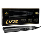 Professional Flat Iron Hair Straightener Plancha De Cabello Professional - Titanium Hair Iron Straightens Frizzy Hair Curls Sleek Salon Hair Styling Tool - Lizze Extreme Slim 1" Pro Straightening Iron