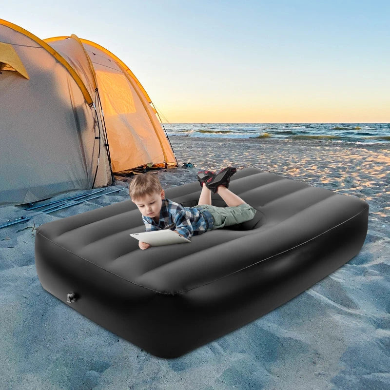 Unbranded BBL Mattress With Hole Inflatable Recovery BBL Bed Black After Surgery For Sleep