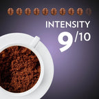 Lavazza, Espresso Barista Intenso, Coffee Ground, 2 x 250 g, Ideal for Moka Pots, with Aromatic Notes of Cocoa and Wood, Arabica and Robusta, Intensity 9/10, Medium Roasting