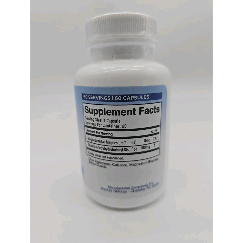 MaxLife Naturals TTFD Thiamine B1 Supplement 60Capsules Made in USA- Thiamine TTFD Vitamin B1 MAX