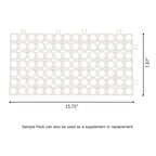 Matace Snowboard Training Mat – Interlocking Freestyle Ski & Snowboard Mat for Off-Snow Trick Practice, Perfect for Home Use Year-Round, Winter Sports Accessories, 2025 New Design，2 PCS Sample