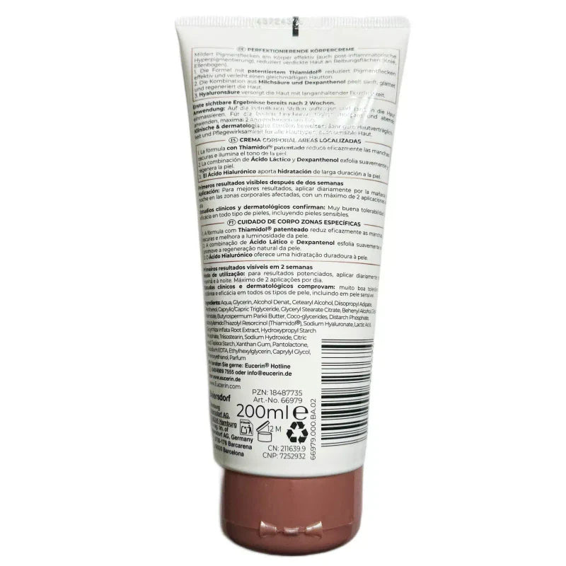 EUCERIN Crema Corporal Antipigmento para Áreas Dirigidas Localizadas 200 ml (6.76floz)
