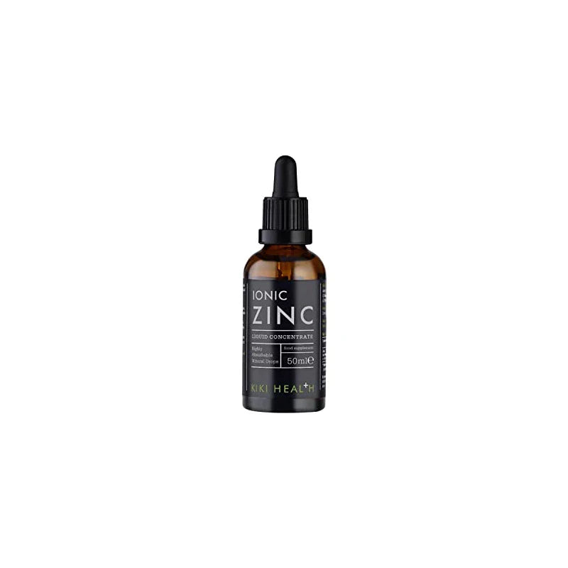 KIKI Health Ionic Zinc Liquid Concentrate | Purely Natural Premium Organic Zinc Supplement | Immune System Booster | Easy to Use & Mineral Drops | Vegan Health Support for Daily Wellness - 50ml