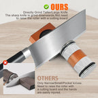Knife Sharpener Tool,Upgraded Rolling Knife Sharpener Kit,Knife Sharpening with Diamond and Ceramic for Steel of Any Hardness,Kitchen Knives Sharpener Kit with 15 & 20 Degree Magnetic Angle (Silver)