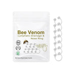 ANRUI 2024 Bee Nose Ring,Bee Venom Nasal Oil Ring, Bee Venom Nose Ring, Nasal Diffuser, Firming Nasal Oil Ring, Silicone Nose Inhaler Bundle