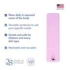 BIODERMIS Epi-Derm Keloid C-Strips, Silicone Gel Sheeting for Scars, Ideal for C-Section, Tummy Tuck, Hysterectomy & Cardiac Surgery Scars, Premium Grade Scar Sheets, Reusable 1.4x6 in -1 Pack, Clear