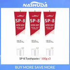 NASHUDA SP-8 [Triple Whitening]Probiotic Whitening Toothpaste, Oral Health Management,Enhanced Formula Balances Toothpaste Coffee Daily - Specification: 3PC