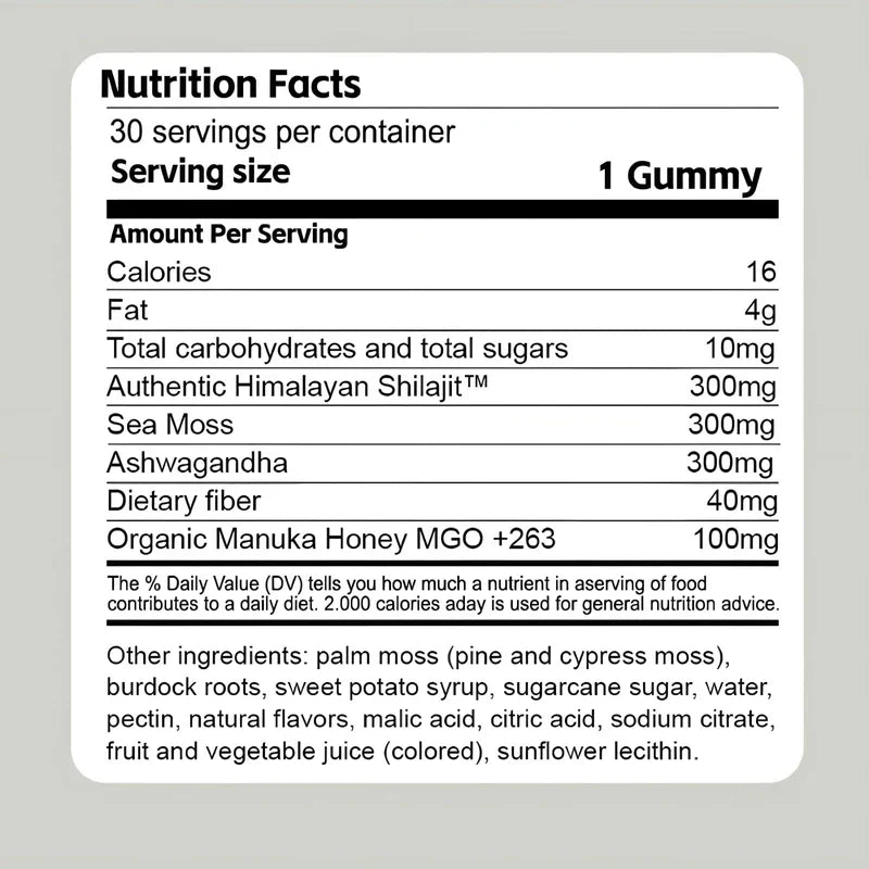 KANBHE Cured 3 in 1 Gummies, Shilajit Gummie, Cured 3 in 1 Shilajit Gummies for Men, Natural Energy Boost, Gummie for Men, 30 Day Supply Per Bottle